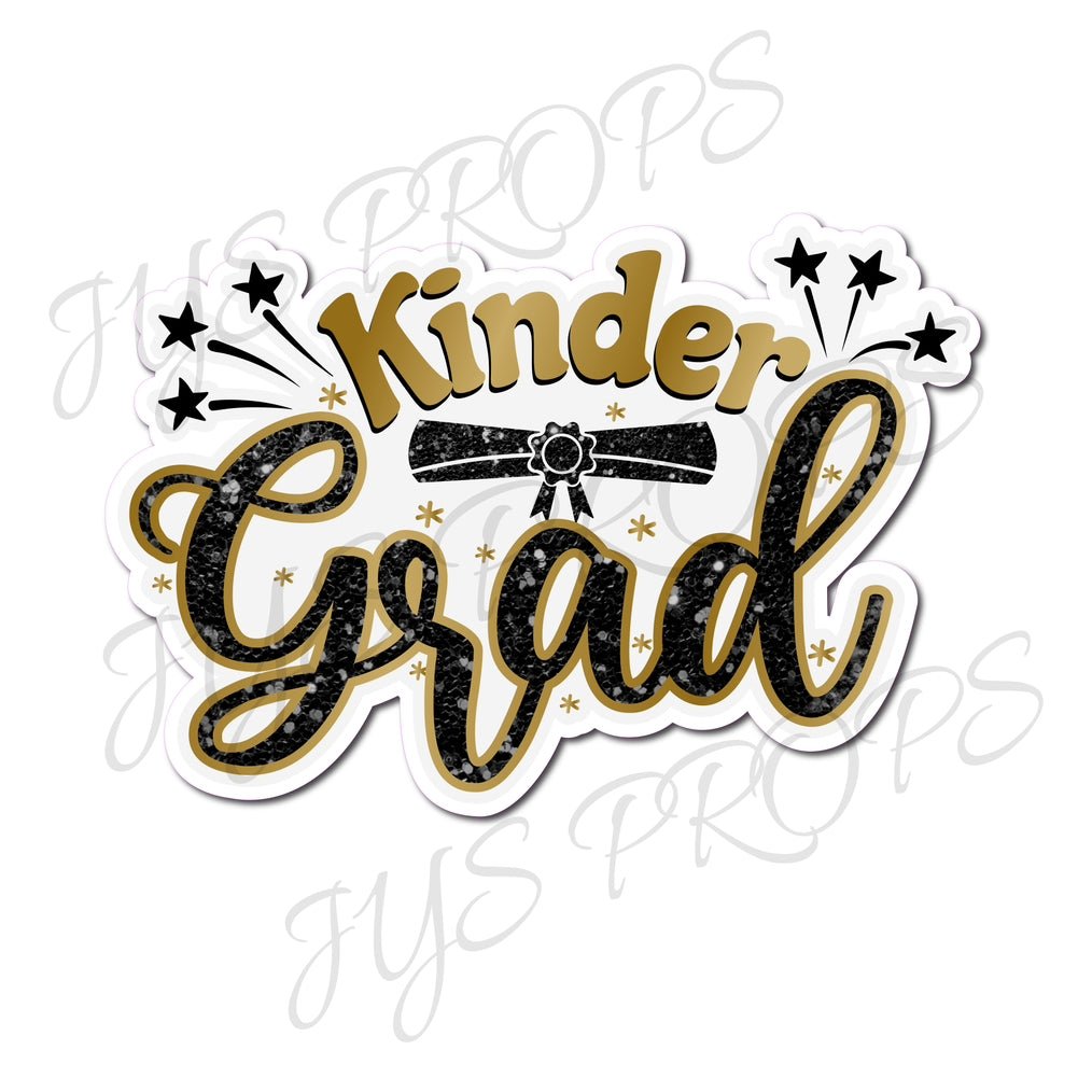 Kinder Grad Photo Prop
