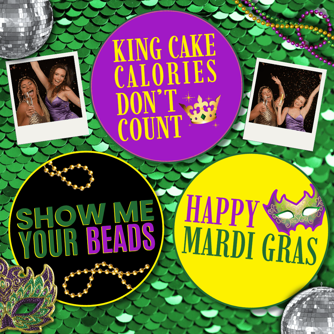 Mardi Gras Photo Booth Props - JYS Photo Props