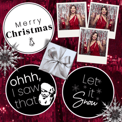 Modern Christmas Photo Booth Props - JYS Photo Props