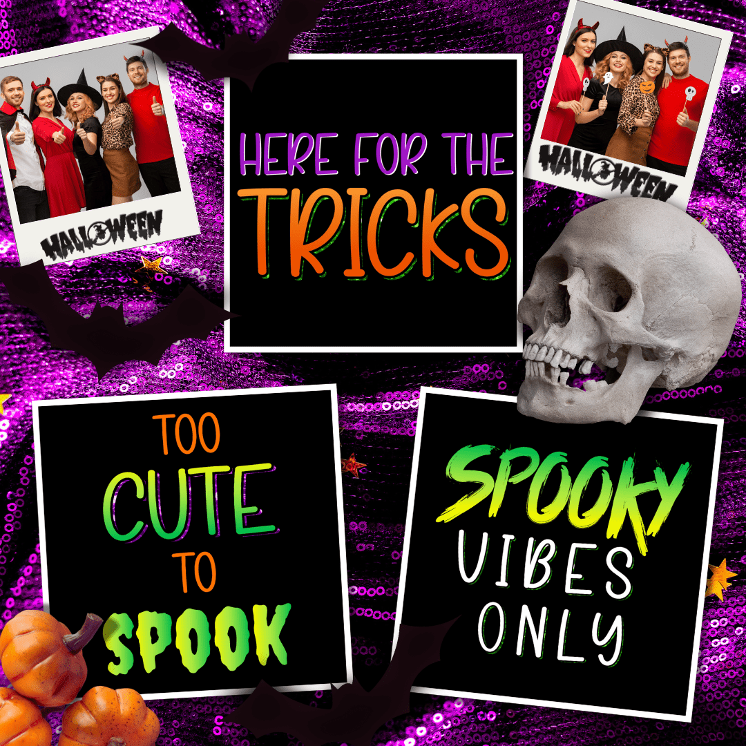 Modern Halloween Photo Booth Props - JYS Photo Props