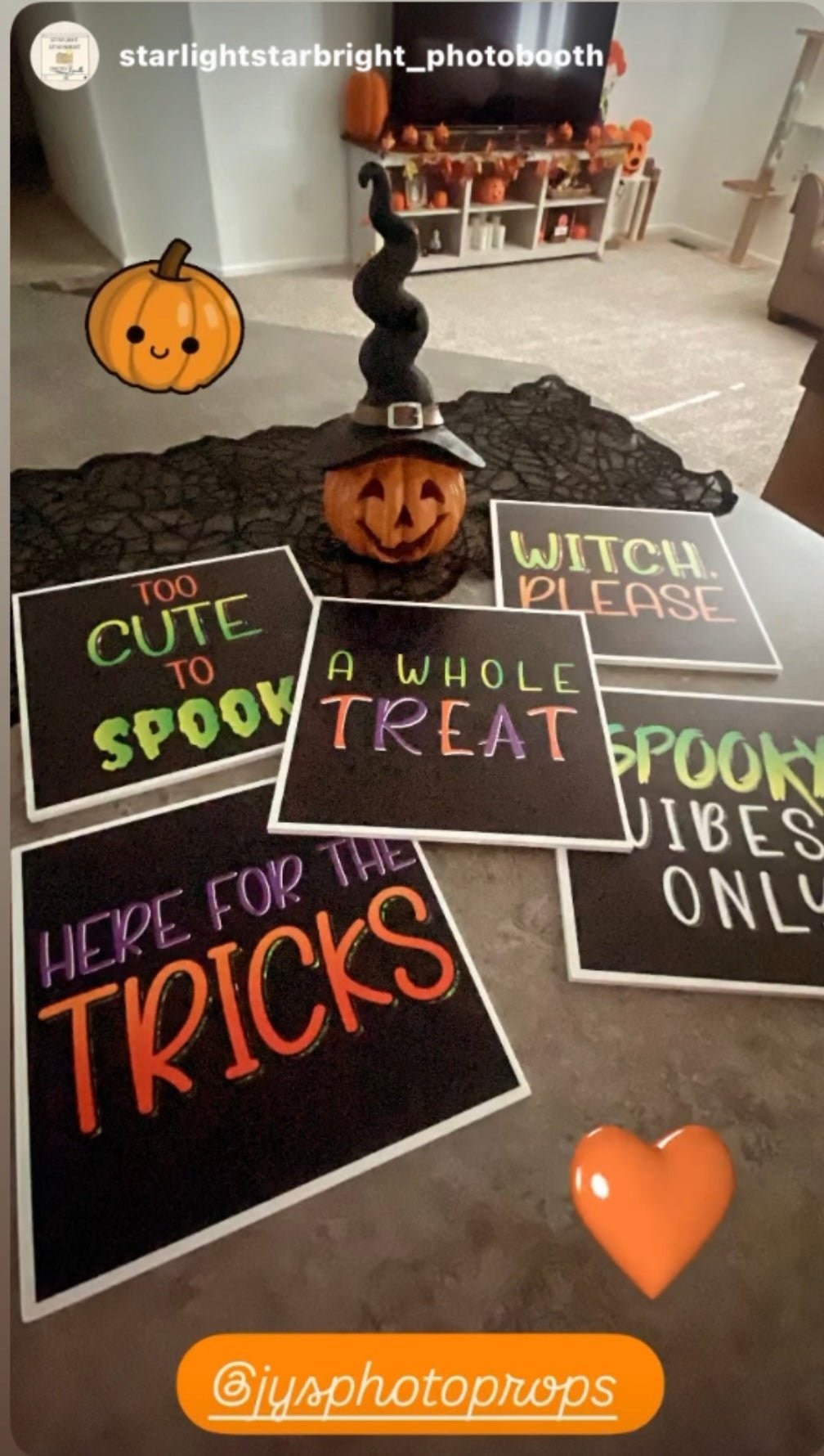 Modern Halloween Photo Booth Props - JYS Photo Props