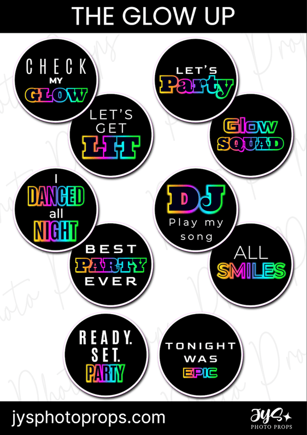 Premium Neon Props for Photo Booths – JYS Photo Props