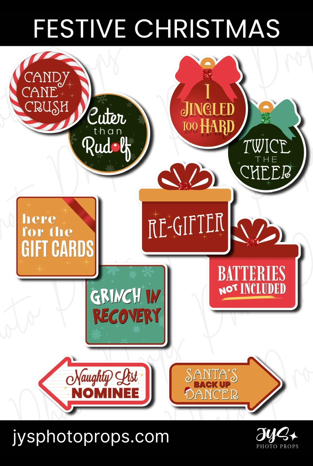 New✨Festive Christmas Prop Set - JYS Photo Props