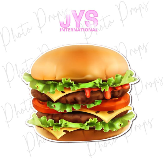 P1455: DOUBLE CHEESEBURGER - JYS Photo Props