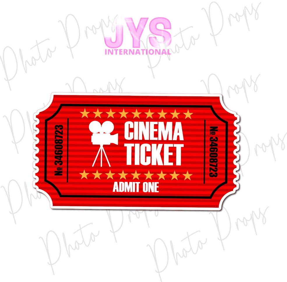 P1467: MOVIE TICKET - JYS Photo Props