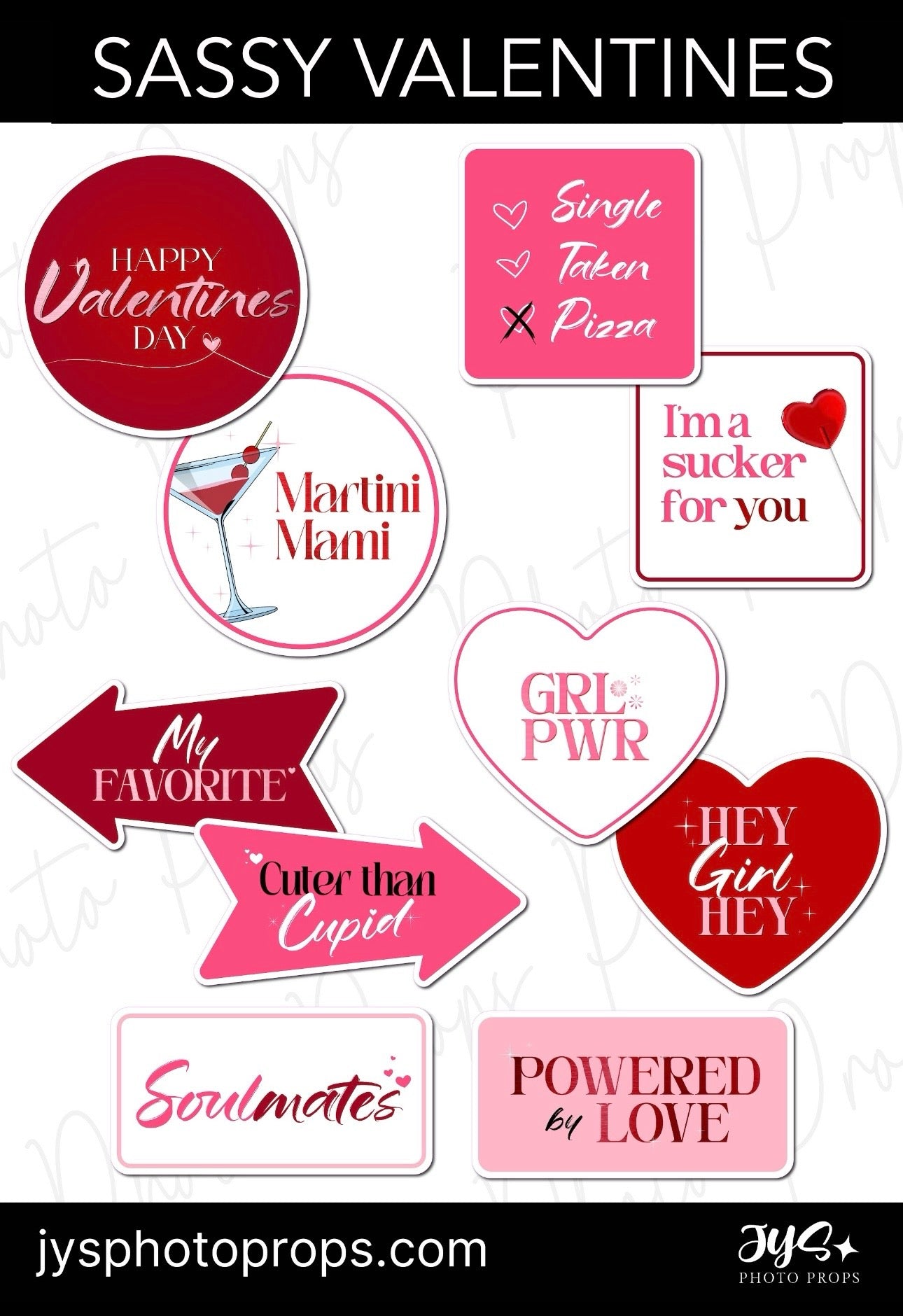 Sassy Valentines✨New - JYS Photo Props