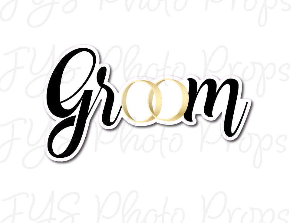 Groom Props for Wedding Day Fun | JYS Photo Props