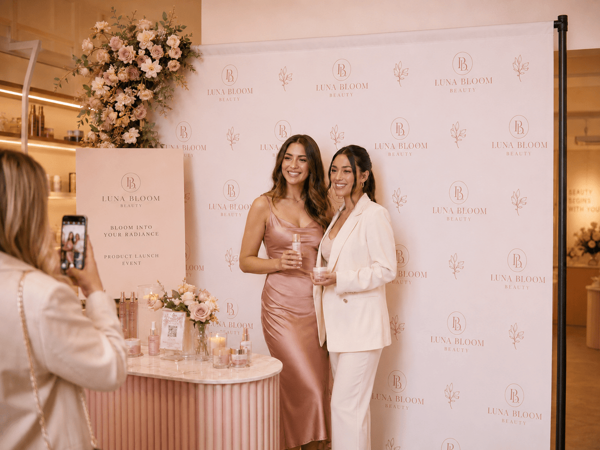 Step and Repeat Backdrop - JYS Sign & Print Co