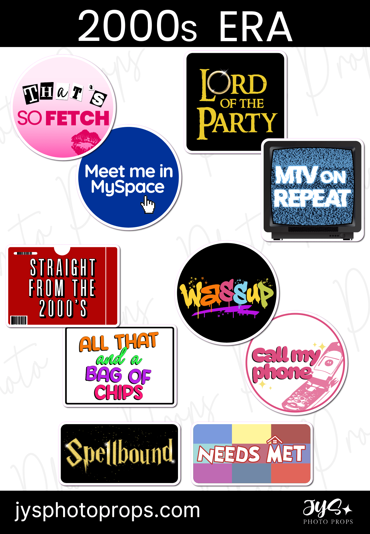 The 2000s Era✨New - JYS Photo Props