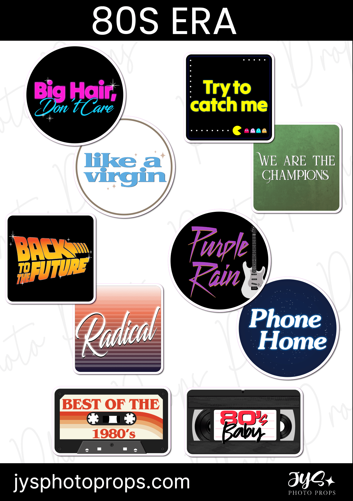 The 80s Era - JYS Photo Props