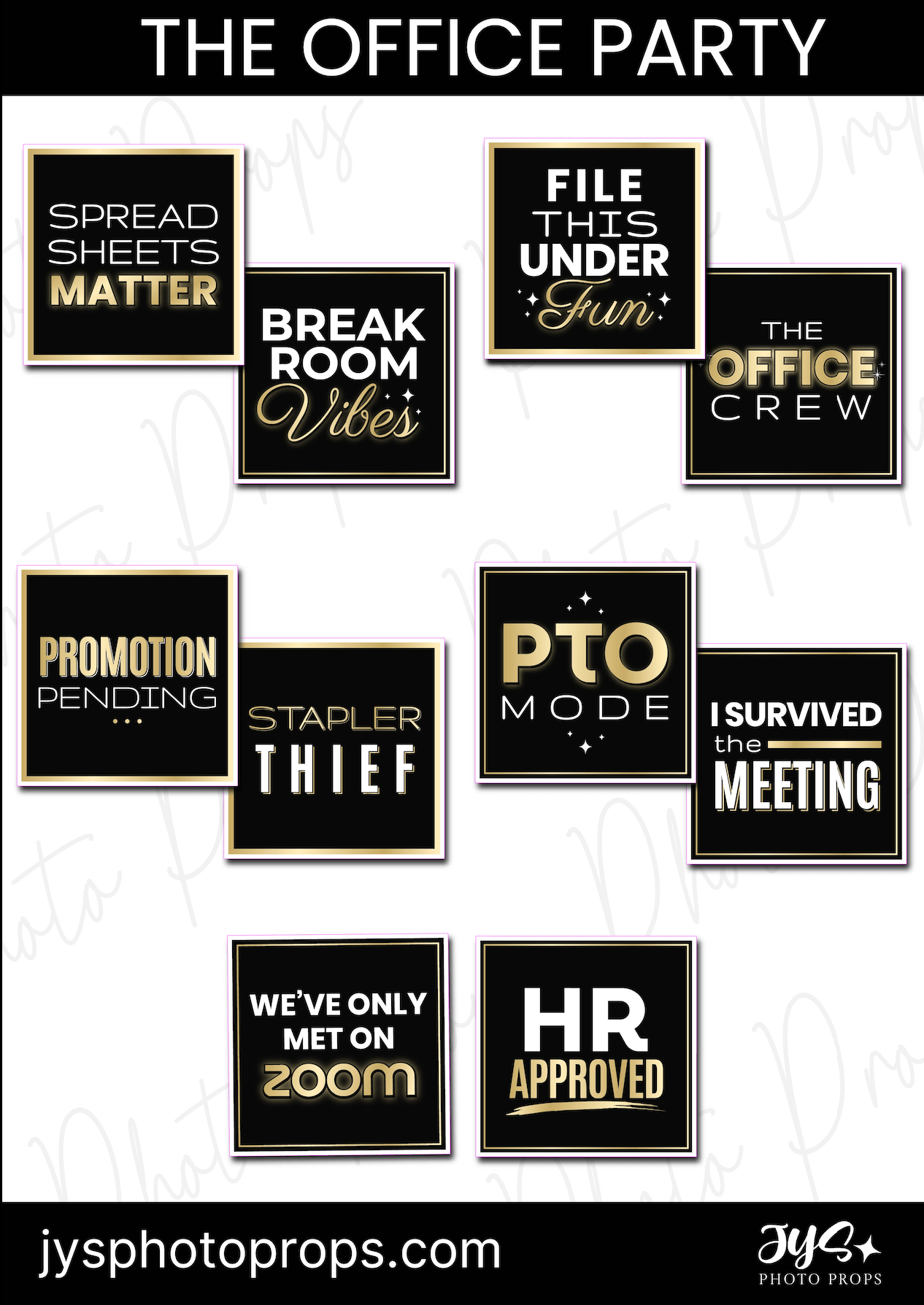 Business Props for You – JYS Photo Props