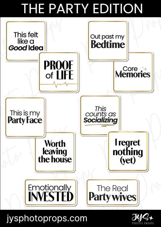 The Party Edition New - JYS Photo Props