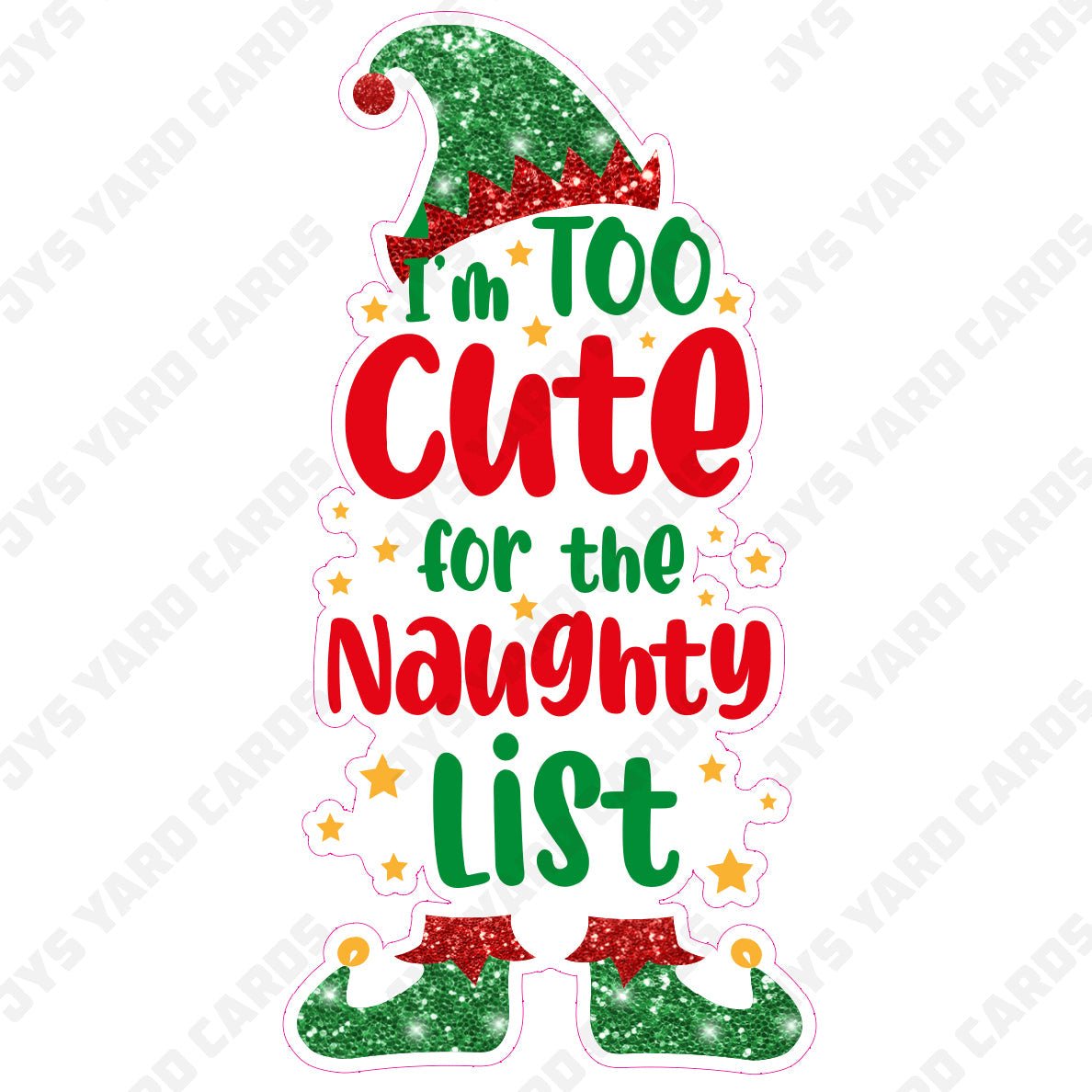 Too Cute For the Naughty List Photo Prop - JYS Photo Props