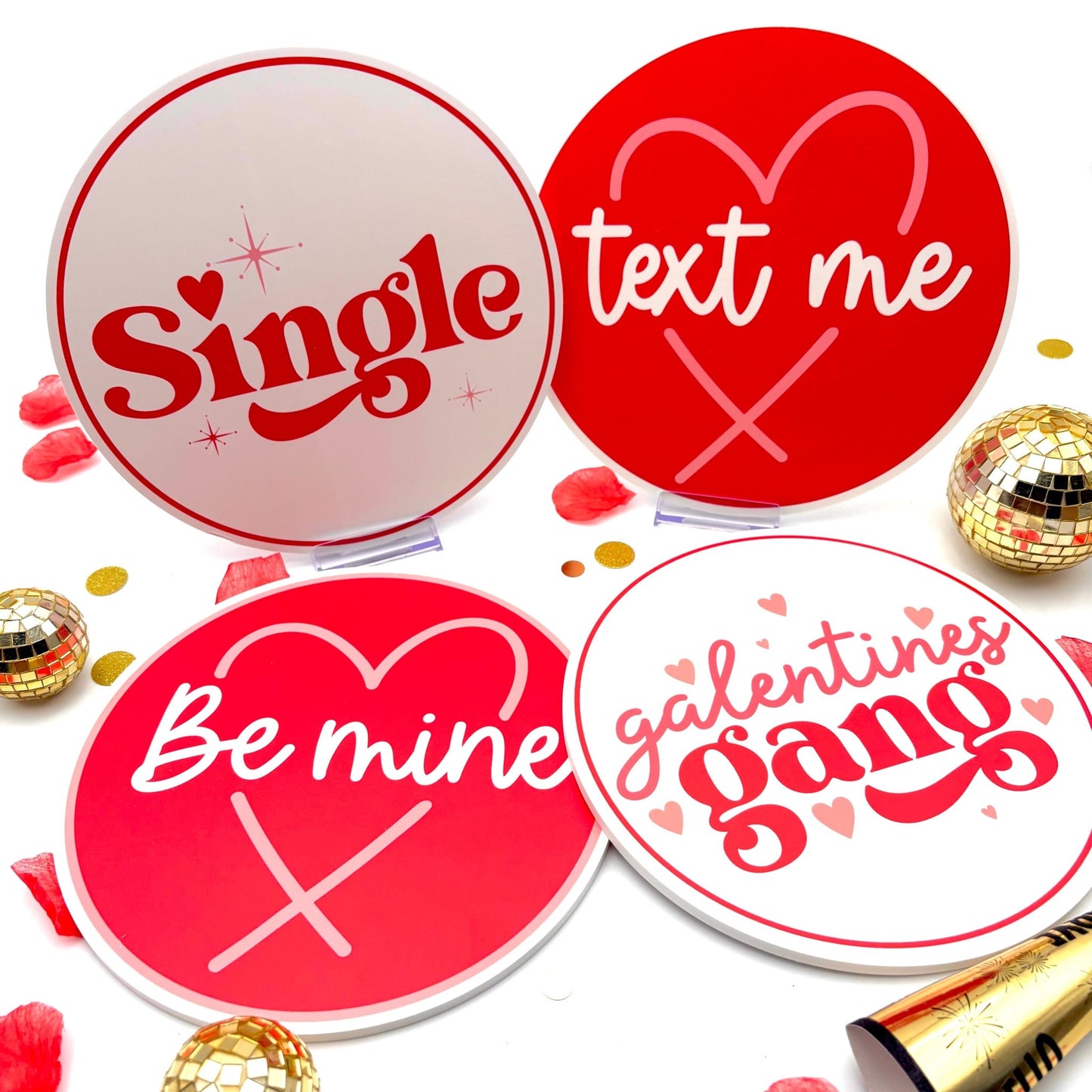 VALENTINE'S PHOTO BOOTH PROP SET - JYS Photo Props