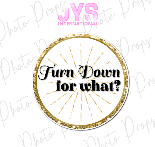 P1006: TURN DOWN FOR WHAT?